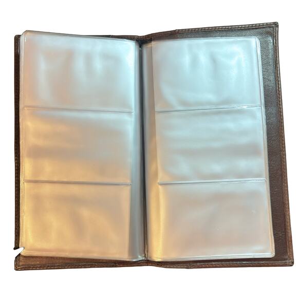 Boulder Ridge Private Label Brown Leather 2x3 36 Small Photo Album - Picture 4 of 4